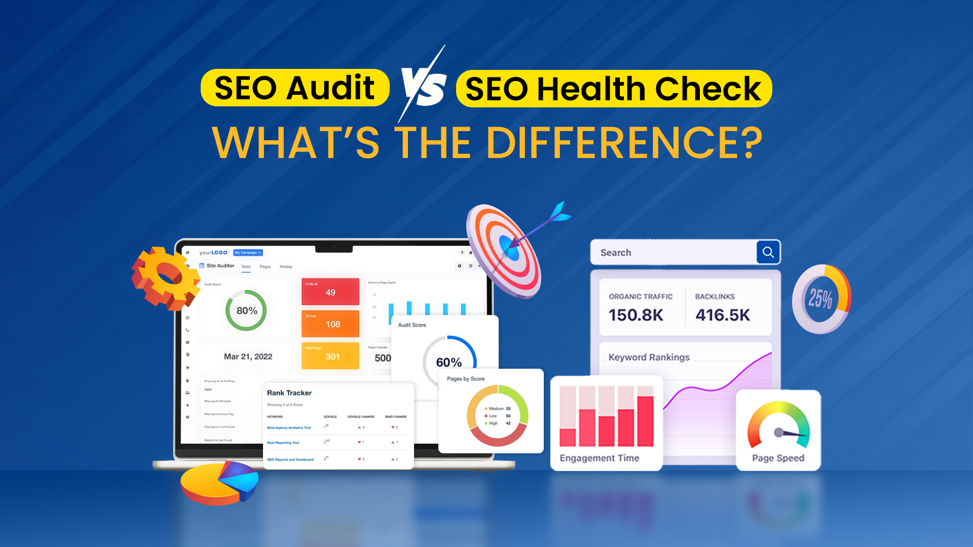 SEO audit vs SEO health check